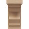 Ekena Millwork 5"W x 5"D x 10"H Wide Sheridan Rough Cedar Woodgrain TimberThane Corbel, Primed Tan CORUR05X05X10SHERCPR - alternate 5